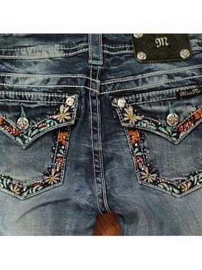 Gorgeous Miss Me Signature Boot Jeans With 34” Inseam